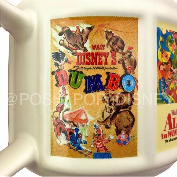 DISNEY Classics style Movie Poster Mug Dumbo, Peter Pan, Cinderella & more - Picture 5 of 11